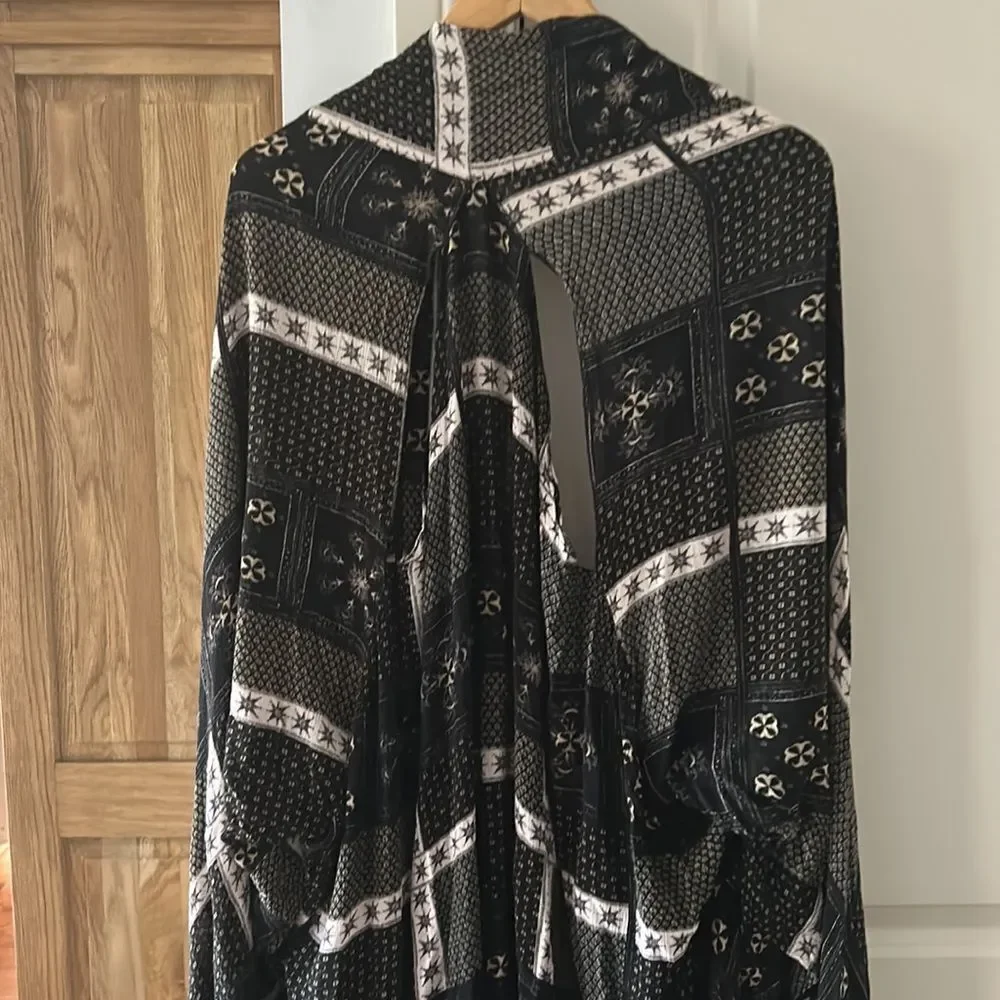 Free people Free People Twilight & Ivory Festival Scarf Print Duster - Picture 10 of 13